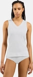 Odlo 141171, ODLO Damen Top BL TOP v-neck singlet ACTIVE F-DRY LIGHT Wei&szlig; female