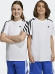 Adidas IC0605, ADIDAS Kinder Shirt Essentials 3-Streifen Cotton WHITE/BLACK