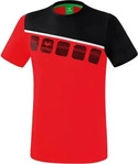 erima 1081902, ERIMA T-Shirt 5-C Rot male