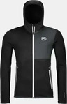 Ortovox 86986, ORTOVOX Herren Unterjacke FLEECE HOODY M black raven 90202 male