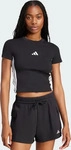 Adidas JC8325, ADIDAS Damen Shirt Essentials 3-Streifen Slim Baby BLACK/WHITE