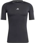 ADIDAS Herren Shirt TECHFIT Compression Training 3-Streifen