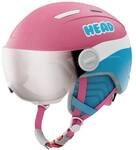 HEAD Kinder Helm MAJA Visor pink/blue