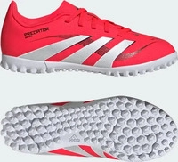 Adidas ID3805, ADIDAS Kinder Fussball-Hartplatzschuhe Predator Club Kids TF Rot