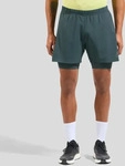 Odlo 322562, ODLO Herren 2 in 1 Shorts Zeroweight 5 Inches dark slate male
