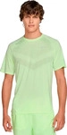 Nike HV5203, NIKE Herren Sweatshirt M NK DFADV STRIDE SS TOP BARELY VOLT/REFLECTIVE