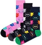 HAPPY SOCKS Happy Socks 3er Pack Unisex Socken - Geschenkbox, gemischte Farben