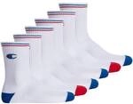 CHAMPION Champion Unisex Socken, 6 Paar - Crew Socken, Logo, Streifen