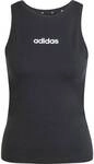 ADIDAS Damen Shirt Essentials Linear Slim Cotton