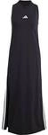 ADIDAS Damen Kleid Essentials 3-Streifen Long Racerback Kleid