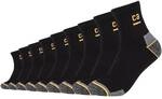 CAMANO Herren Socken Online Work Quarter 9p