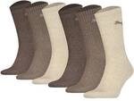 PUMA Unisex Sportsocken, 6 Paar - Tennissocken, Crew Sport Socken, einfarbig