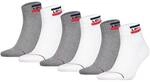 LEVIS Levi's Unisex 6er Pack Sportsocken - Mid Cut SPRTWR, Logo, einfarbig