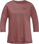 Jack Wolfskin 1809541, JACK WOLFSKIN Damen Shirt CROSSTRAIL 3/4 T W mineral red