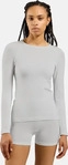 Odlo 188781, ODLO Damen Unterhemd BL TOP crew neck l/s PERFORMAN Grau female