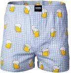 HAPPY SHORTS Happy Shorts Herren Webboxershorts - American Style, Baumwolle,