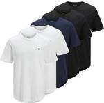 JACK AND JONES JACK&JONES Herren T-Shirt, 5er Pack - JPRBLABRODY TEE CREW NECK...