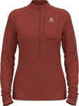 Odlo 542551, ODLO Damen Rolli Mid layer 1/2 zip TENCIA Braun female