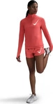 Nike HJ2225, NIKE Damen T-Shirt W NK SWSH HBR HZ MID MAGIC EMBER female