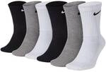 NIKE Unisex 6er Pack Sportsocken - Everyday, Cotton Cushioned Crew, einfarbig