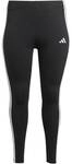 ADIDAS Damen Strumpfhose Essentials 3-Streifen Cotton &ndash; Gro&szlig;e Gr&ouml;&szlig;en
