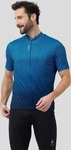 Odlo 411952, ODLO Herren Shirt Stand-up collar s/s full zip E Blau male