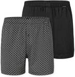 SCHIESSER Herren Jersey-Boxershorts, 2er Pack - 2Pack Boxershorts, Baumwolle,