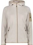 CMP Damen Unterjacke Kapuzen Fleecejacke Strick