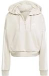 ADIDAS Damen Kapuzensweat Essentials 3-Streifen French Terry Quarter-Zip