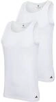 ADIDAS adidas Herren Unterhemden, 2er Pack - Tank Top, Active Flex Cotton, &auml;rmellos,