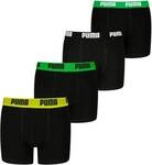 PUMA Jungen Boxer Shorts, 4er Pack - Everyday Basic Boxers ECOM 4P, Baumwollmischung,