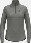 Odlo 542491, ODLO Damen Rolli Mid layer 1/2 zip BERRA Silber female