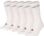 HEAD Unisex Socken, 5er Pack - ELEMENTS ALL SPORTS CREW ECOM, einfarbig