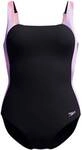 SPEEDO Damen Badeanzug Womens Shaping LunaLustre Printed 1 Piece