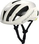 Cratoni 28549, CRATONI Rennrad- Fahrradhelm C-Zero MIPS, wei&szlig; male