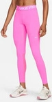 Nike CZ9779, NIKE Damen Tight Nike Pro Women's Mid-Rise Mesh-Pane PLAYFUL PINK/WHITE