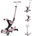 GLOBBER Kinder- Scooter GO-UP DELUXE LIGHTS 3-in-1