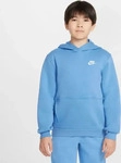 Nike FD3000, NIKE Kinder Kapuzensweat K NSW CLUB FLC HDY LBR BLUE BEYOND/WHITE