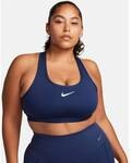 NIKE Damen Top W NK SWSH MED SPT BRA
