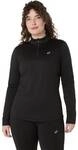ASICS Damen T-Shirt CORE LS 1/2 ZIP WINTER TOP