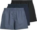 JACK AND JONES JACK&JONES Herren Web-Boxershorts, 3er Pack - JACMILANO WOVEN BOXERS 3