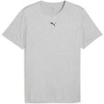 PUMA Herren Shirt M TAD ESSENTIALS HEATHER CAT Tee (CF small cat)