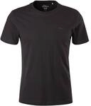 S.OLIVER s.Oliver Herren T-Shirt - Basic, Rundhals, Baumwolle, einfarbig