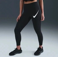 Nike HV2304, NIKE Damen Tights 7/8 Tempo Swoosh Run Schwarz female