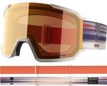 SALOMON Herren Skibrillen He/Uni GOGGLES S/VIEW 3 PHOTO RAINY DAY/Red