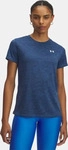 Under Armour 1384230, UNDER ARMOUR Damen Shirt TECH SSC- TWIST BLUE ATLANTIS 402