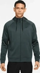 Nike DQ4830, NIKE Herren Unterjacke M NK TF HD FZ SEAWEED/SEAWEED/BLACK male