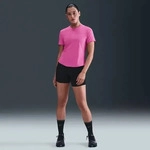Nike HM9698, NIKE Damen T-Shirt W NK SWIFT DF SS TOP PLAYFUL PINK/REFLECTIVE SILV