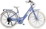 VELOMARCHE Elektro-Citybike VICTORIA LADY 28 Zoll &ndash; BLU CAPRI