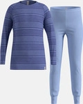 Odlo 159449, ODLO Kinder Unterw&auml;schenset Set long ACTIVE WARM ECO SET Blau